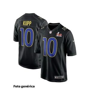 Nike Cooper Kupp Black Los Angeles Rams Super Bowl LVI Jersey Size 2XL AUTHENTIC